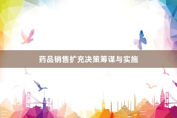 药品销售扩充决策筹谋与实施